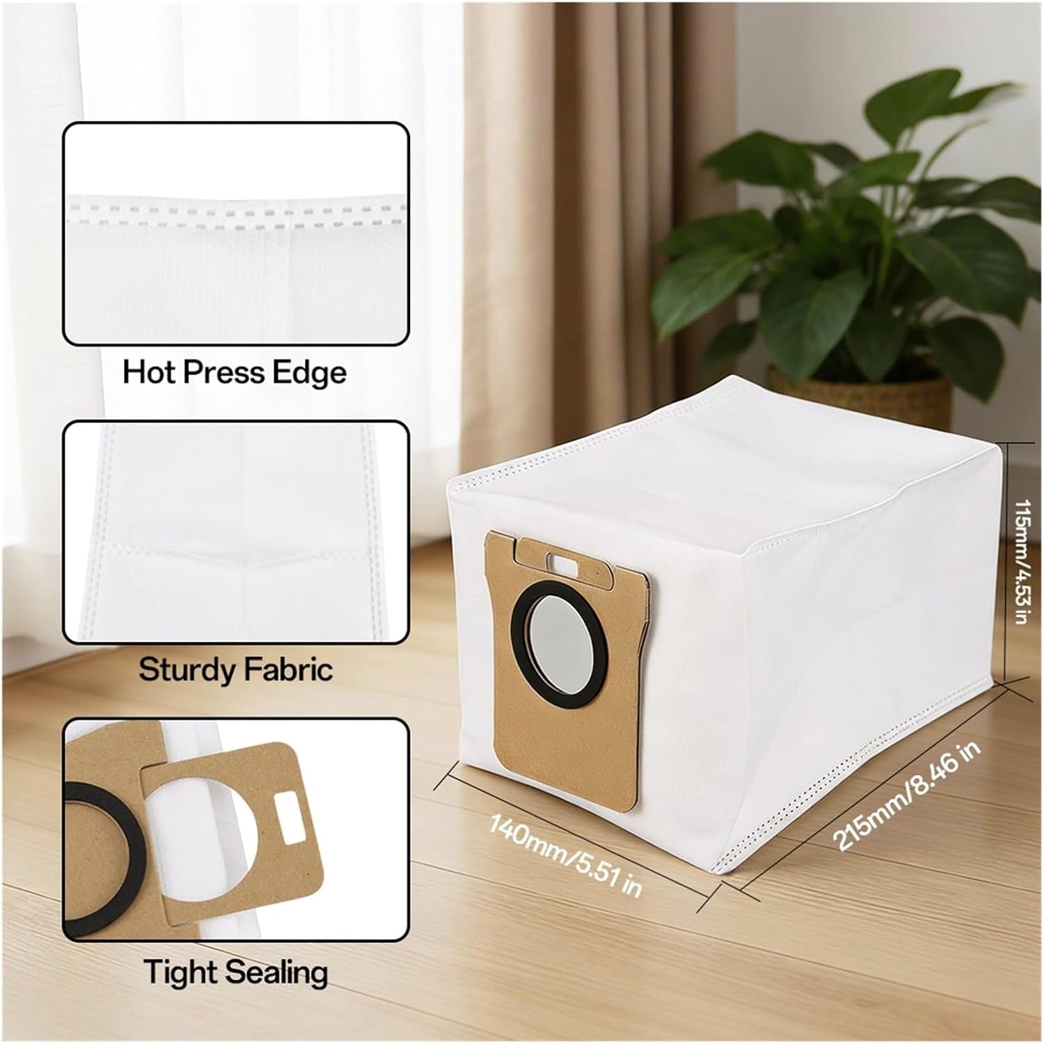 Dust Bag,Compatible With Dreame L10s/L10/L20 Ultra S10/S10PRO,Compatible For Xiaomi X10 X20 Pro/X20 Pro Plus,vacuum Cleaner Replacement Accessories(20PCS)