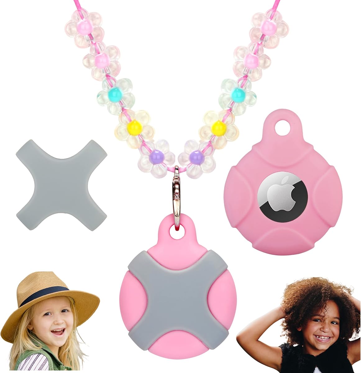 Airtag Holder Necklace for Kids & Adults - Hidden, Waterproof Case for Air Tag