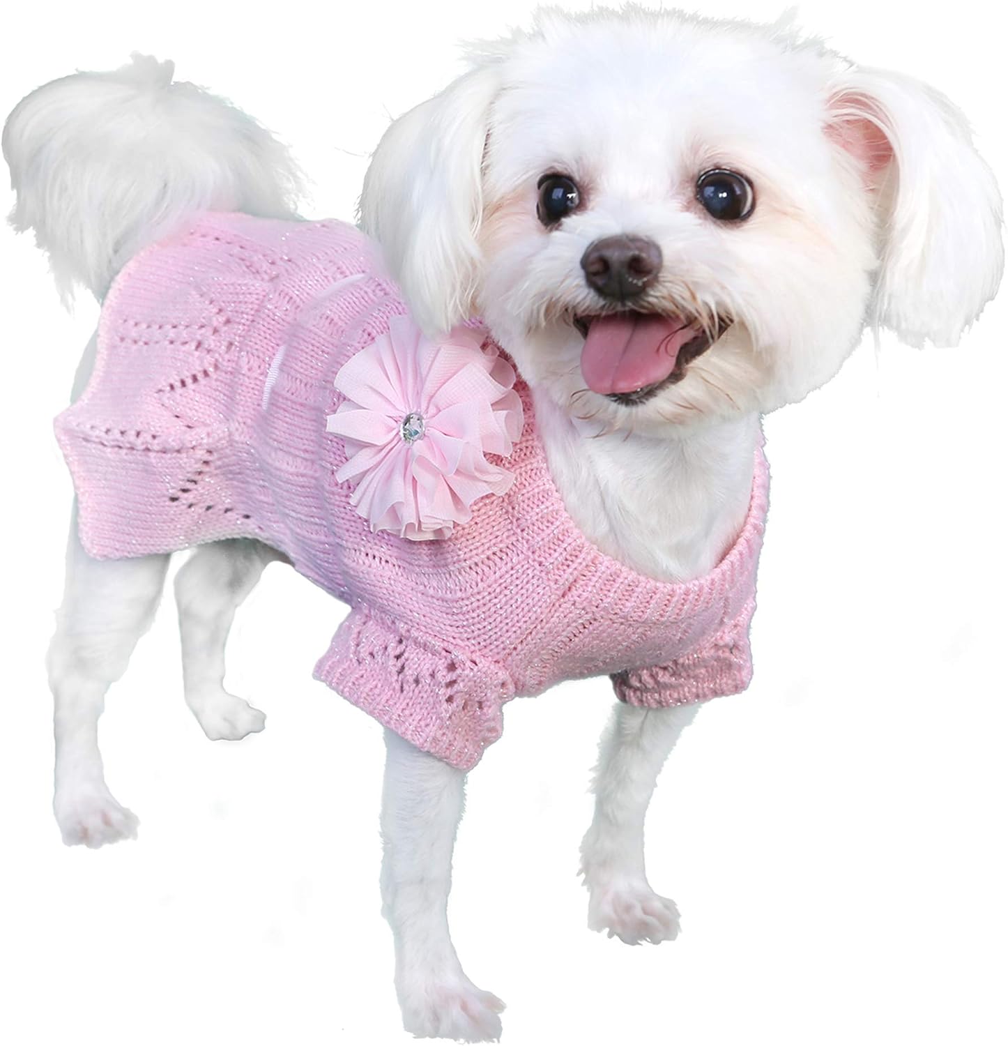 Pooch Outfitters Dog Sweater & Sweater Dress Collection | Soft Apparel to Keep Warm or for Comfort – Extensive Selection of Styles, Patterns and Colors | for Small, Medium, Large Dogs