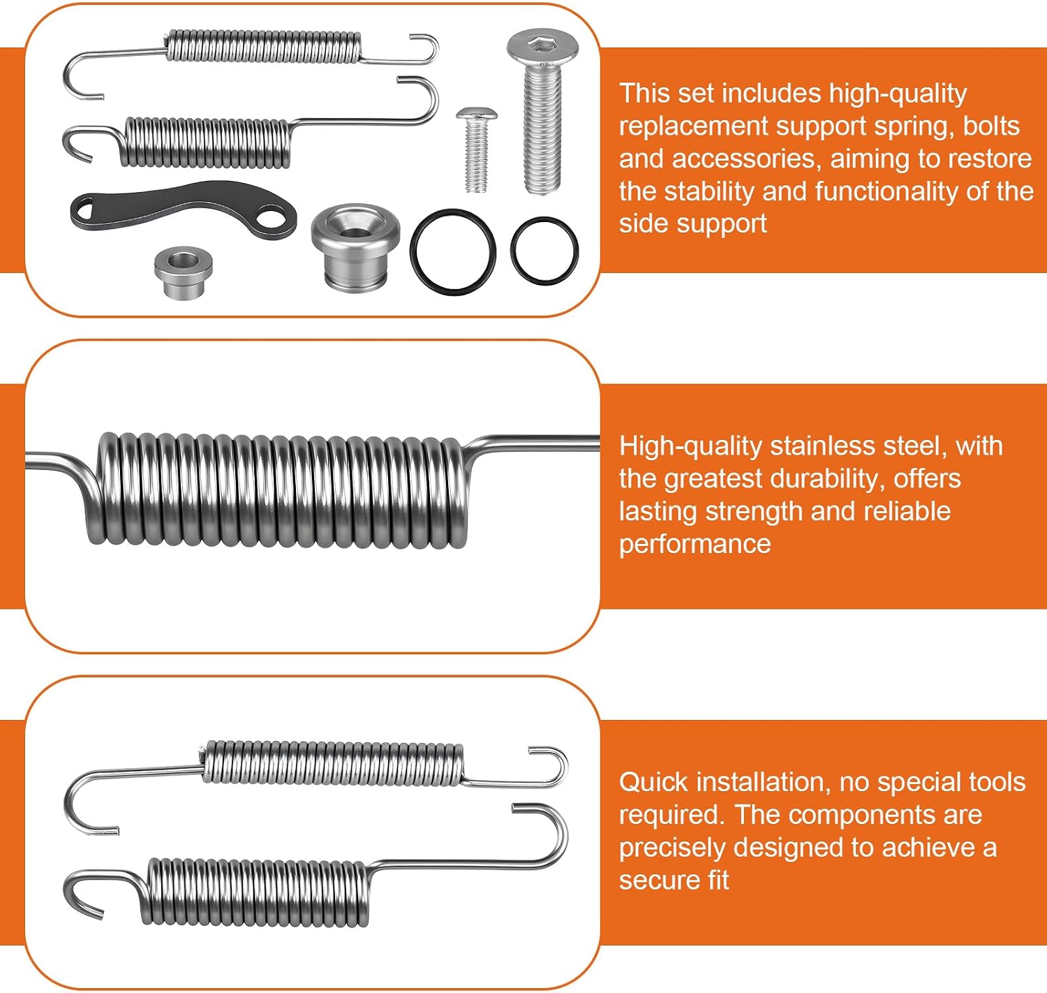 Side Stand Springs Compatible with KTM, Kickstand Replacement Accessories