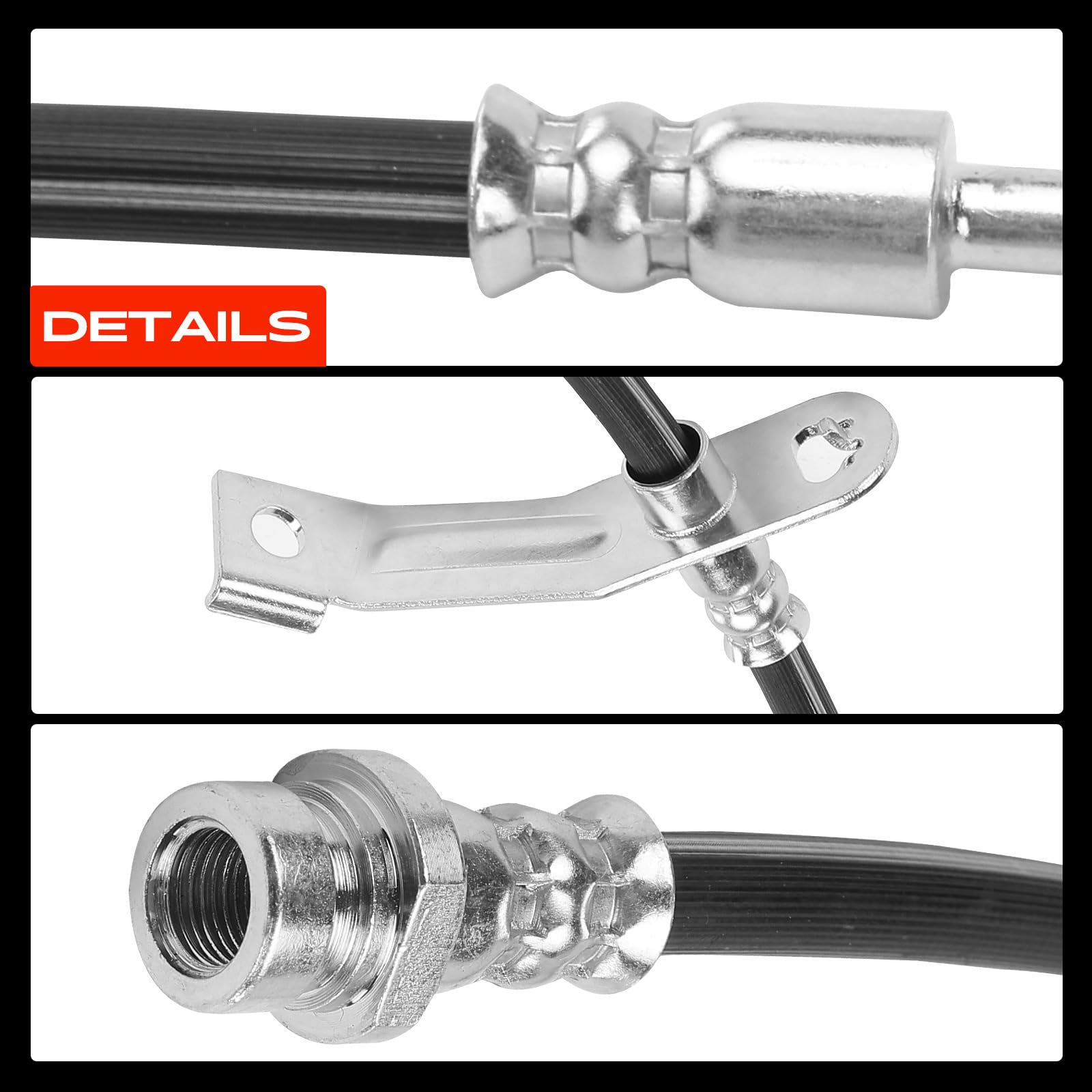 Frankberg 2 mangueras de freno delanteras izquierda y derecha 587322T600 | Compatible con: Optima FSGDS6B