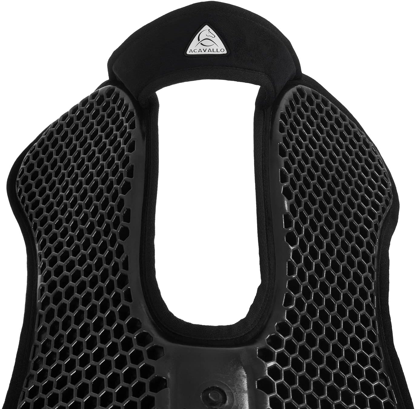 Acavallo Wither Free Hexagonal Gel Micropile Half Pad - Black