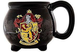 Silver Buffalo Harry Potter House Gryffindor Crest Cauldron 3D Sculpted Ceramic Mug