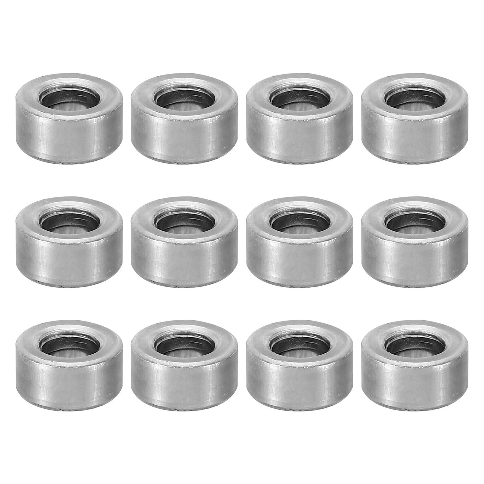 M6 Aluminum Spacers, 12 Pcs Metal Spacers Aluminum 6.2mm ID X 15mm OD X 1 5mm L Aluminum Spacer Screw Standoff Round For 1 4 Or M6 Screw Bolts - View #8