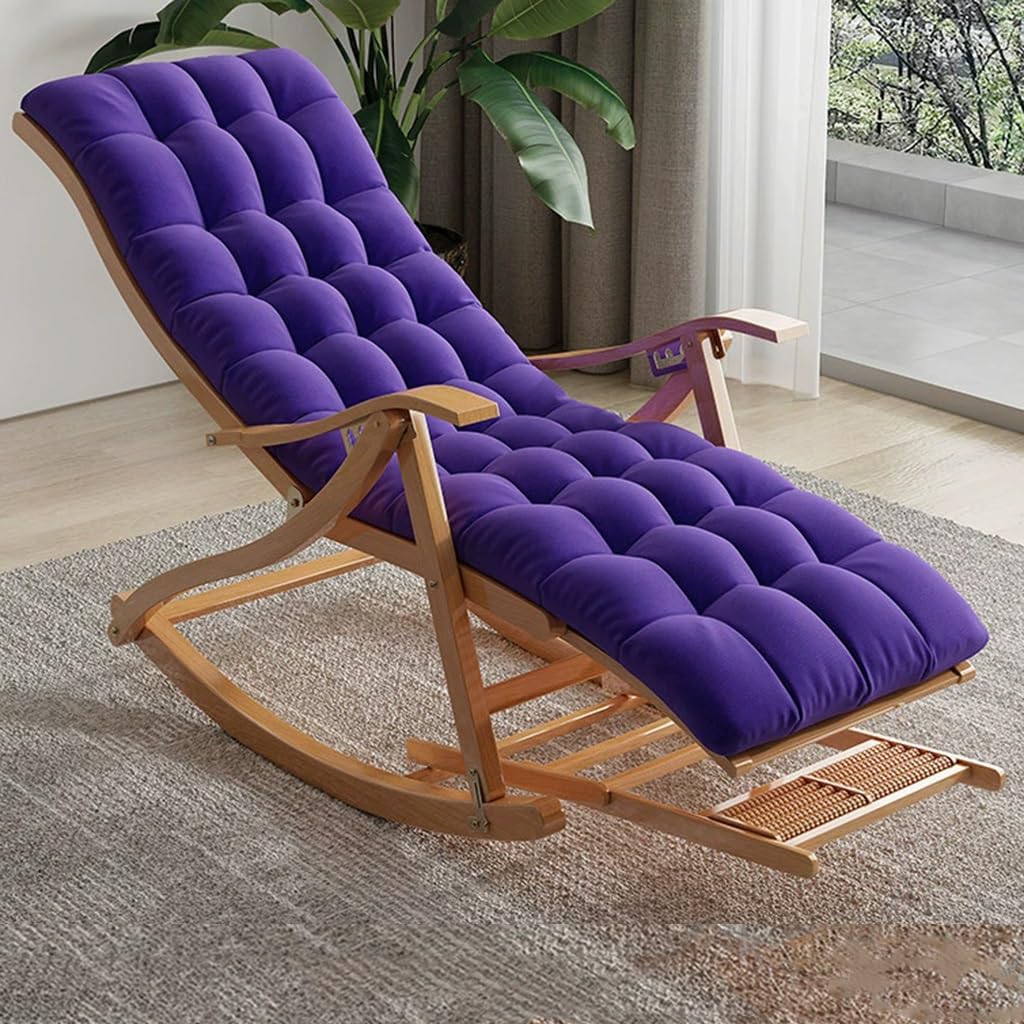 Fauteuil inclinable en bois pour soulager le dos et se détendre au salon