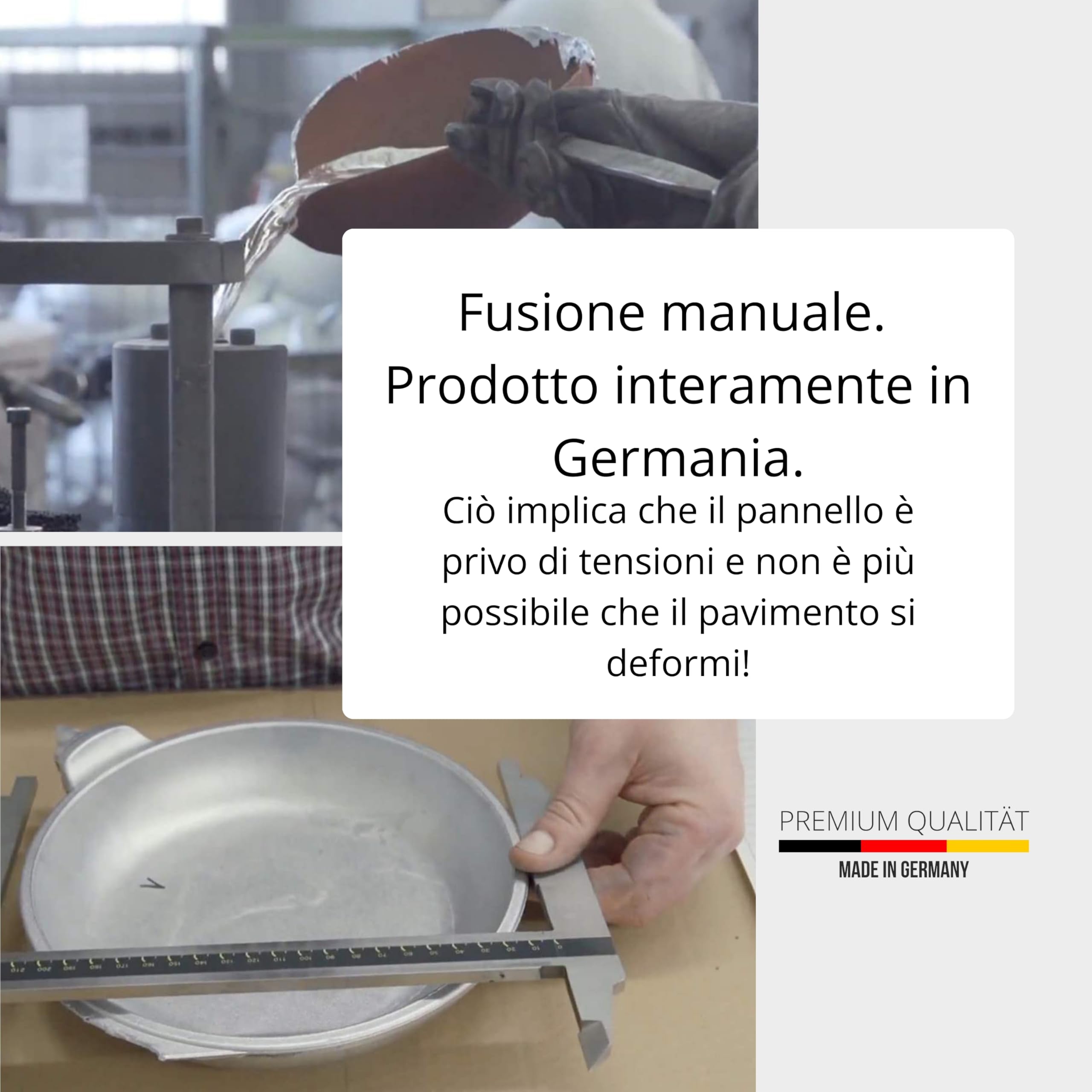 Padella preferita – Teppanyaki con manici laterali, 41 x 24 cm, per tutti i piani cottura e forno