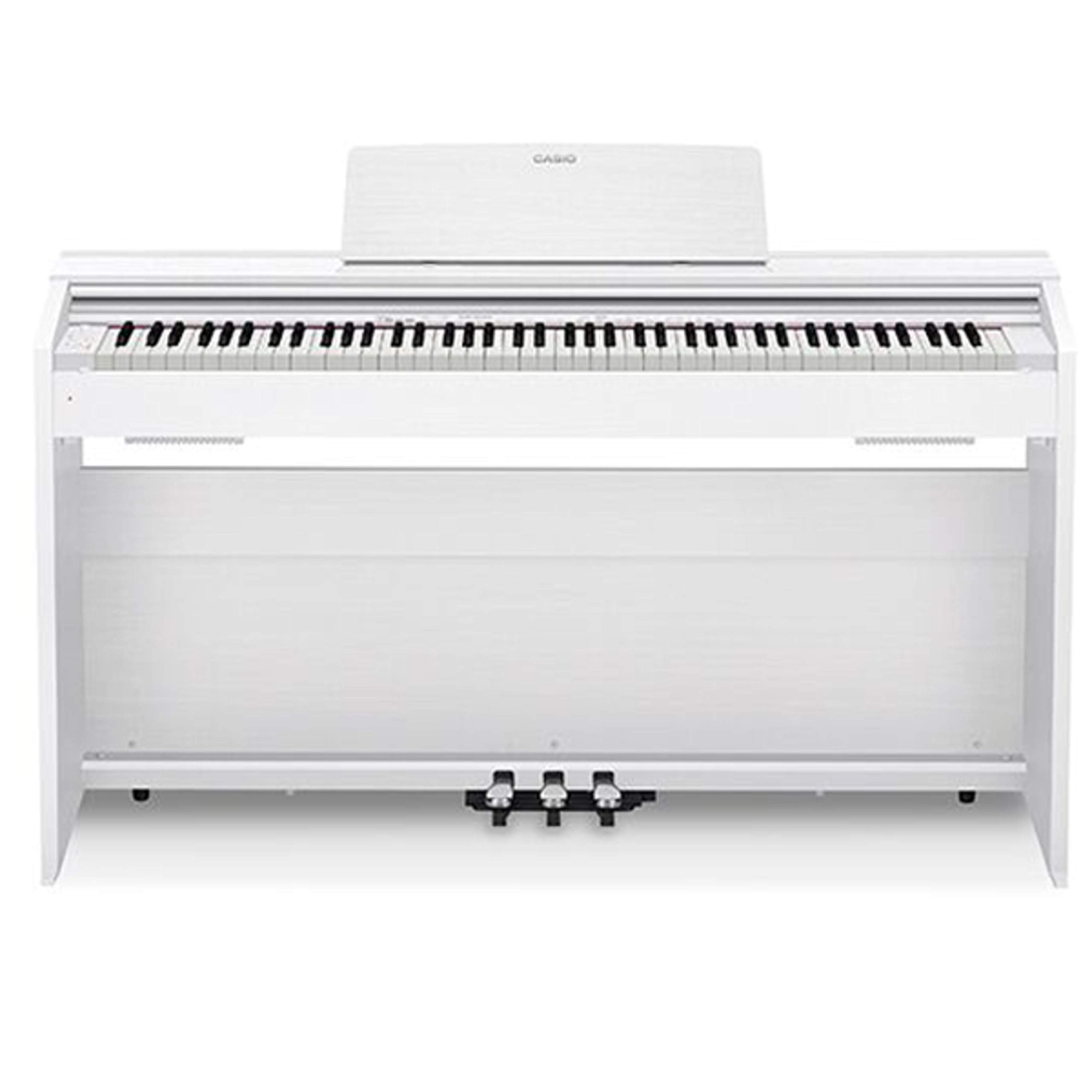 Casio PX-870WE 88keys White digital piano - Digital Pianos (20 W, 1393 mm, 299 mm, 801 mm, 34.3 kg, USB Type-A, USB Type-B)
