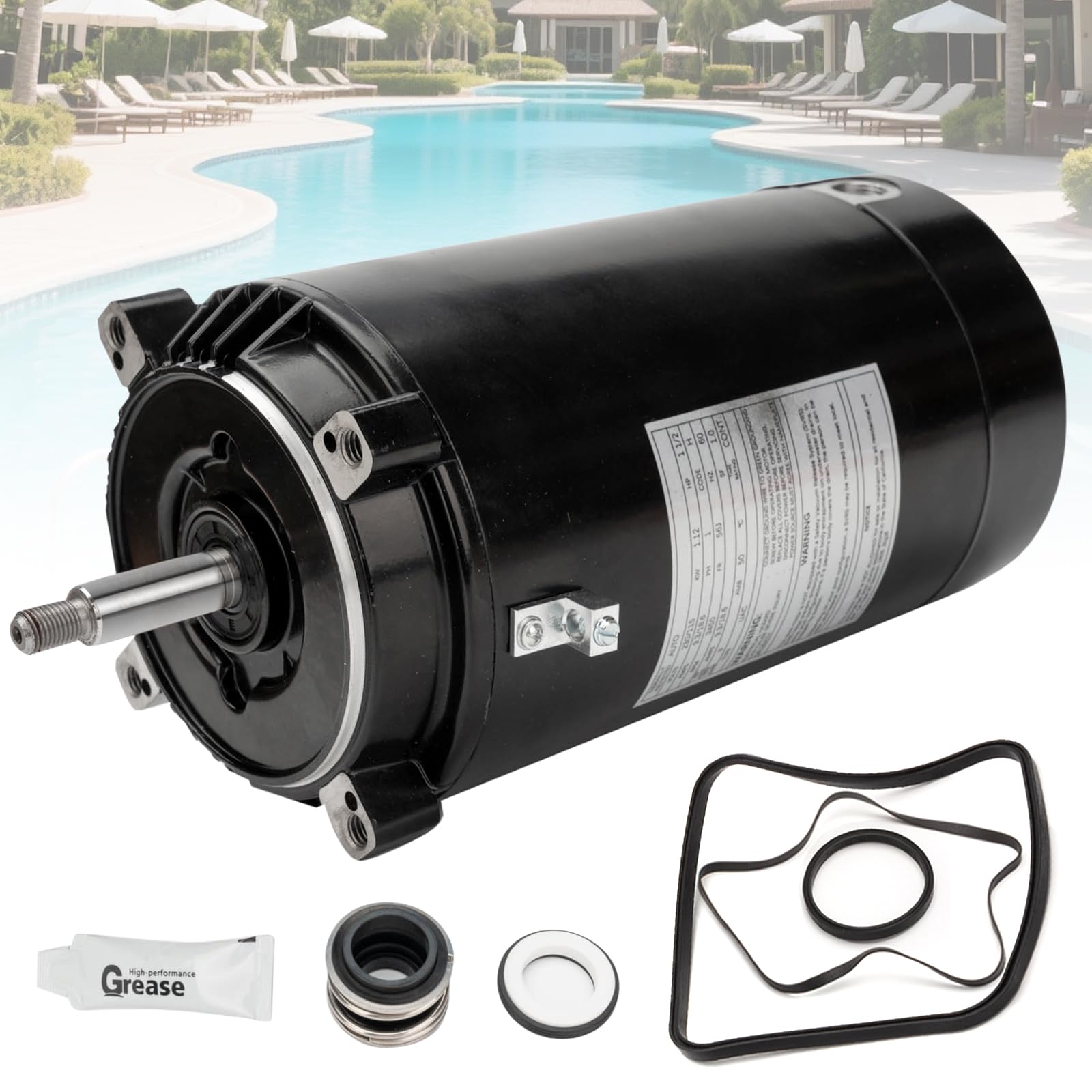 1、2kg×4 Amazon.com: UST1152 Swimming Pool Pump Motor Kit 1.5HP, 115