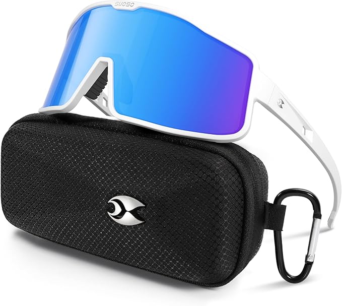 Amazon.com: suoso Sports Cycling Glasses for Men: UV400 Polarized Wraparound Sunglasses for Women Running Riding Fishing Baseball TR90 : Sports & Outdoors