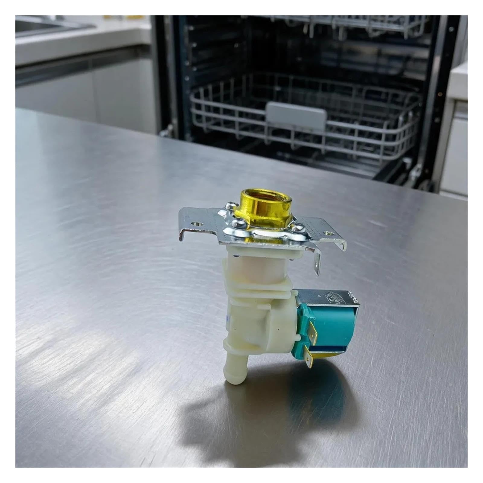 Conjunto De Válvula De Agua De Entrada Solenoide Repuesto For Lavavajillas