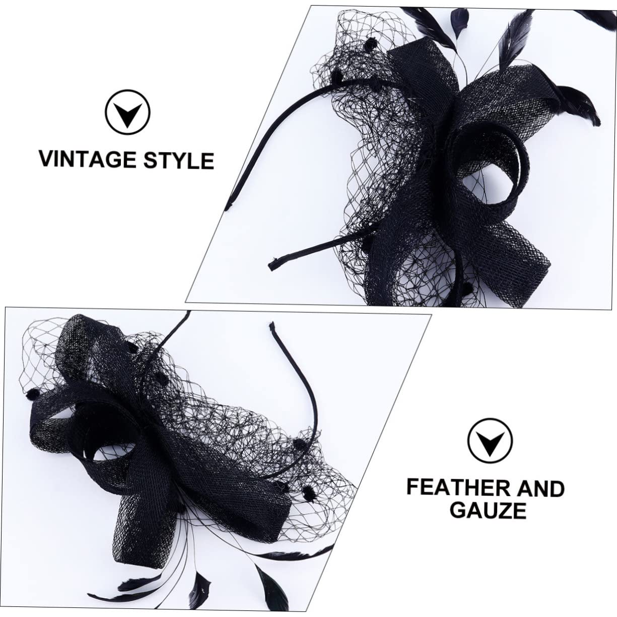 LIFKOME Fiocco Fatto A Mano Filati di Lino Cappello A Cilindro retrò Banchetto Cappello di Lino Maglia Copricapo Forniture Accessorio dei per Le Donne Copricapo per Le