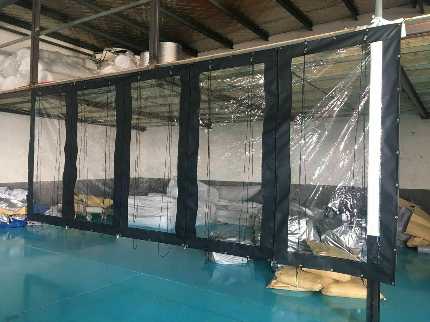 8*20FT Commercial Grade Waterproof Clear Awning Canopy Roll Up Patio