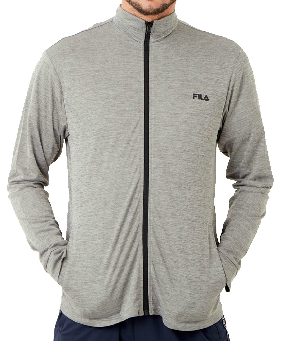 【42%OFF】【1,925円】 FILA メンズ UVウェアPEスムース UVパーカ ジャケット