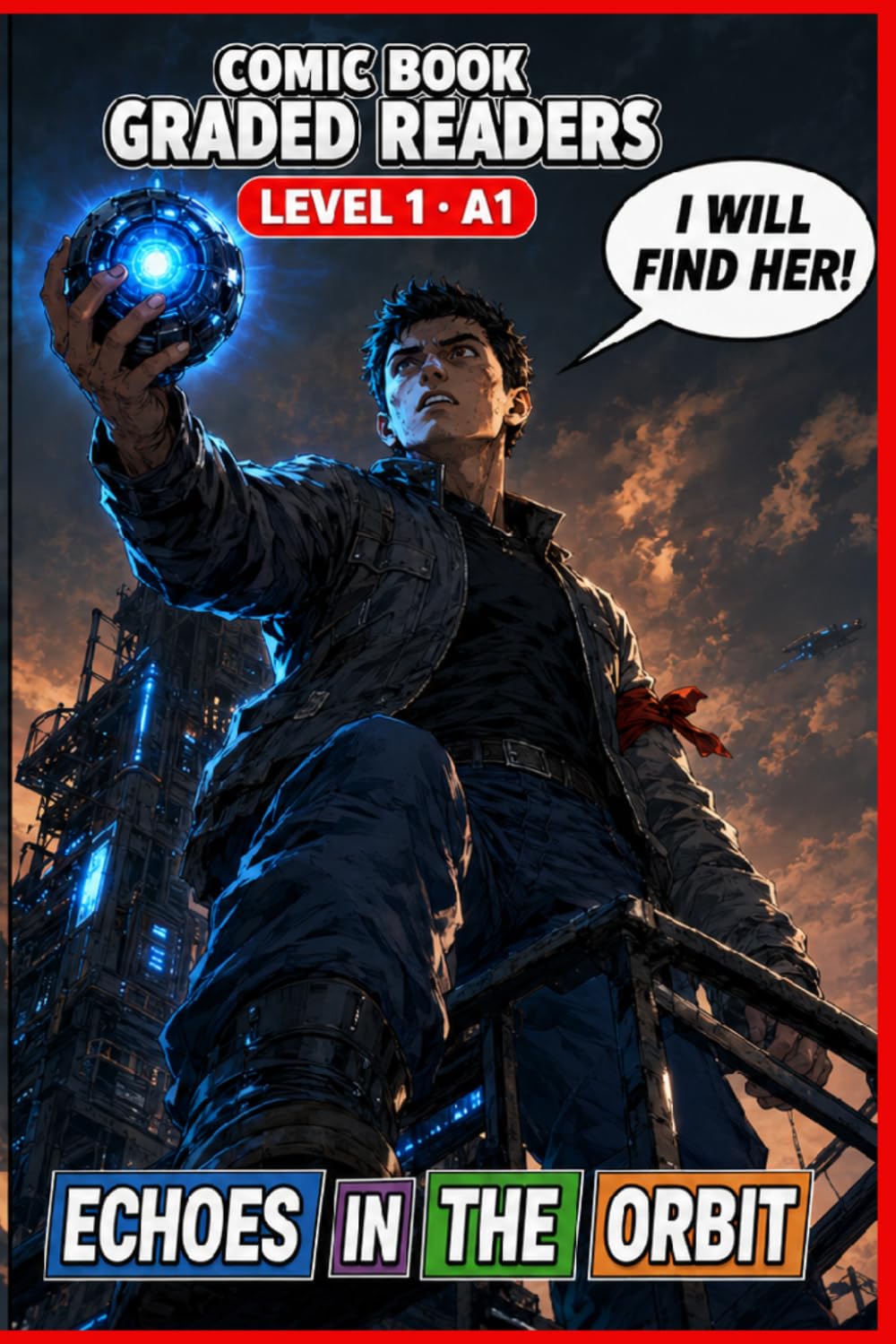 Echoes in the Orbit: Graded Reader Comic Book for Adults, Learn English Easy Reading A1.: A Graded Reader for Adult Learners (Level A1) — Visual Learning, Illustrated ESL Stories.
