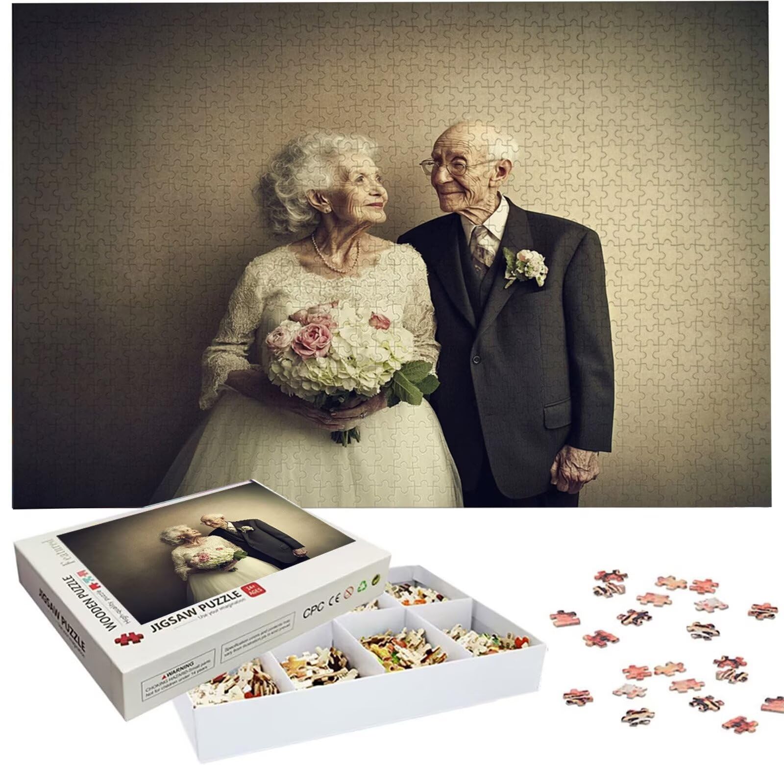 Puzzle Personalizzato con Foto e Testo 5000 Pezzi - Stampa in HD, W-4116
