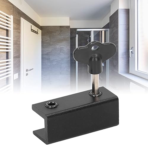 Miniatura 6 de Cerraduras de ventana deslizantes ajustables para ventanas de seguridad, doble agujero, cerraduras de seguridad para puertas y ventanas, 10 Uds