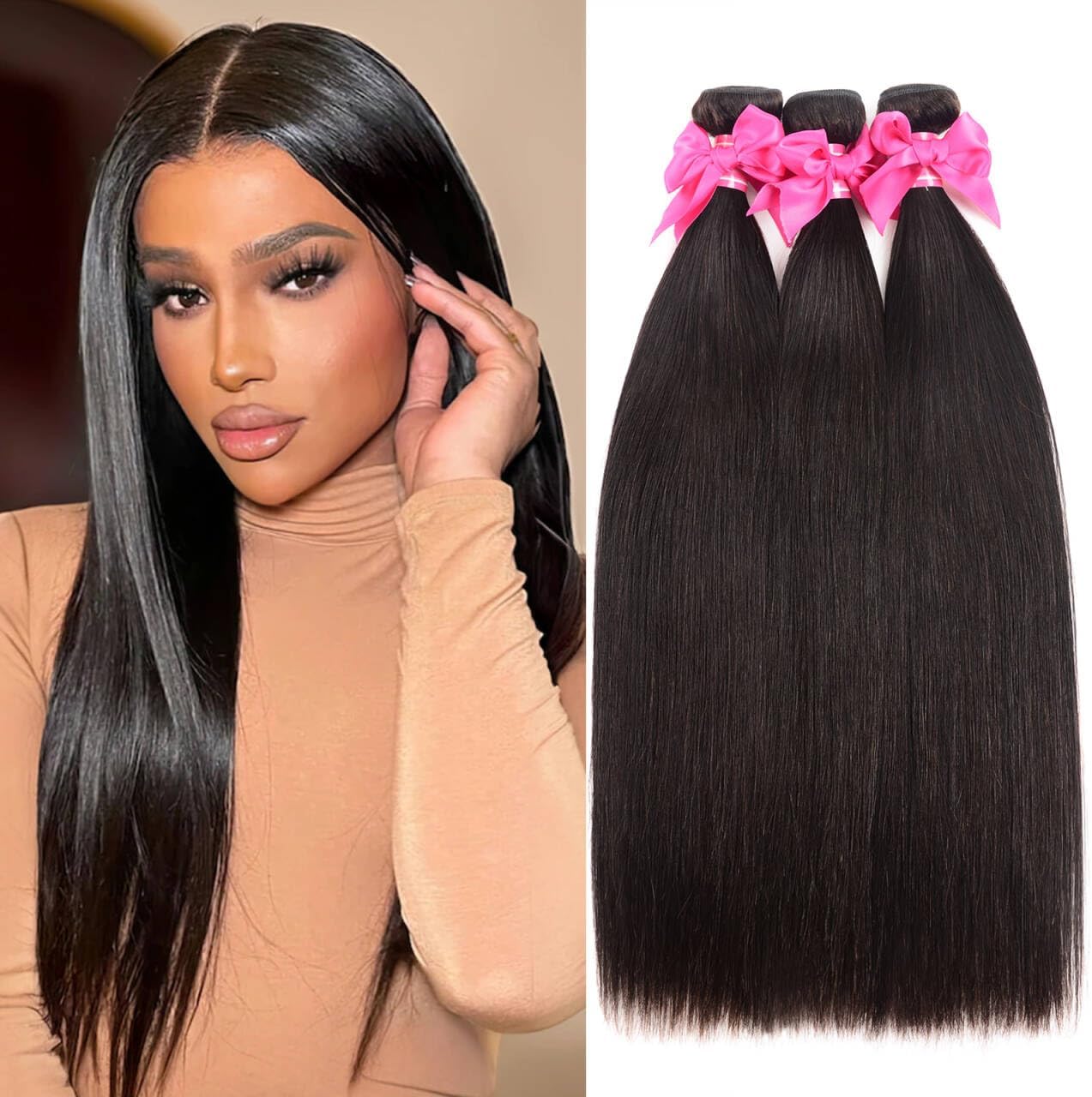 26 inch brazilian straight hair Clearance