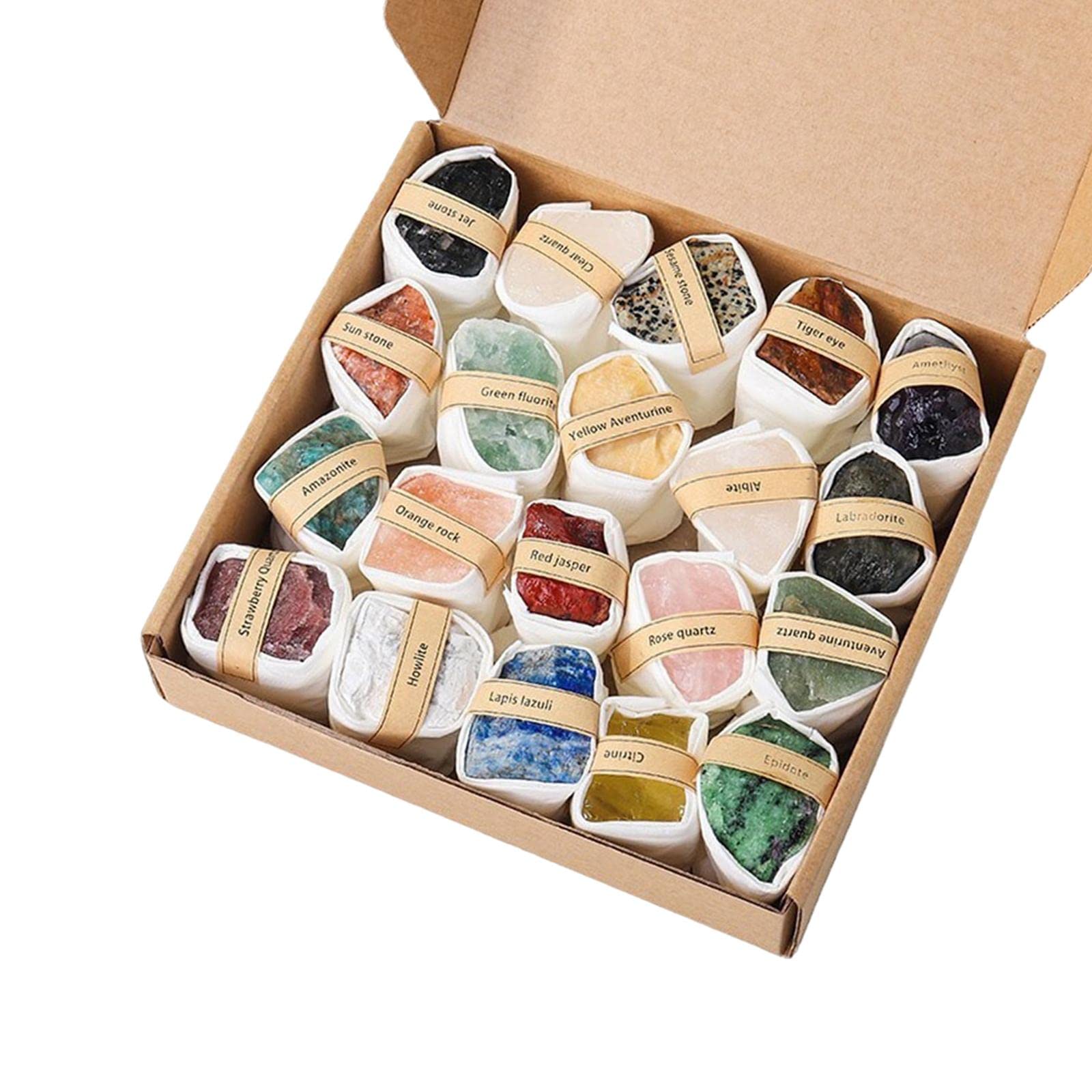 Colección de Lujo de Rocas Y Minerales, Juguete Educativo Y de Aprendizaje, Kit de Excavación Geológica, Juego, Kit de Geológicas para Recuerdos, Estilo a, Individual