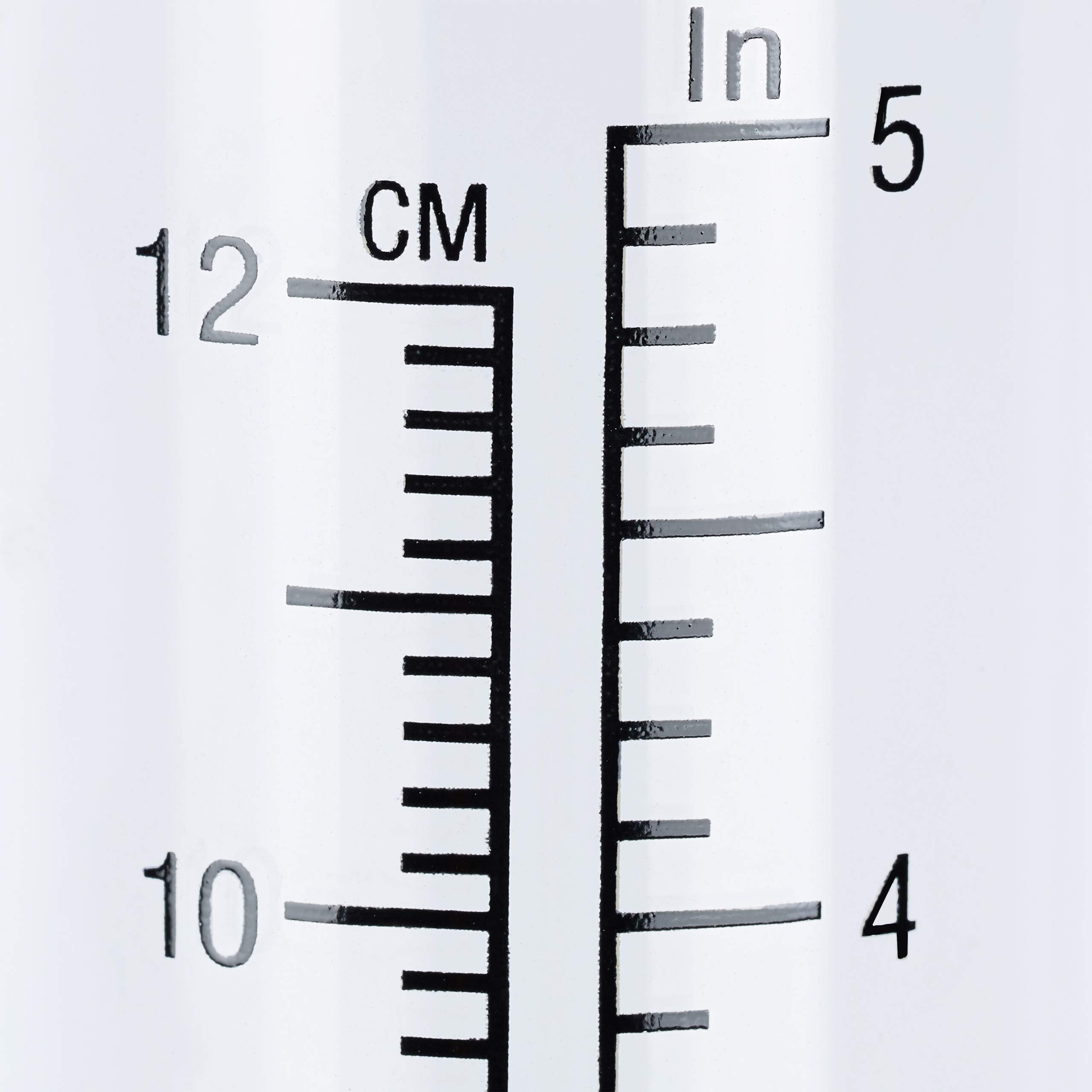 Relaxdays Regenmesser Vintage, mit Erdspieß, Niederschlagsmesser, antik, 12 cm, 5 inch, Glas, Metall, verziert, bronze