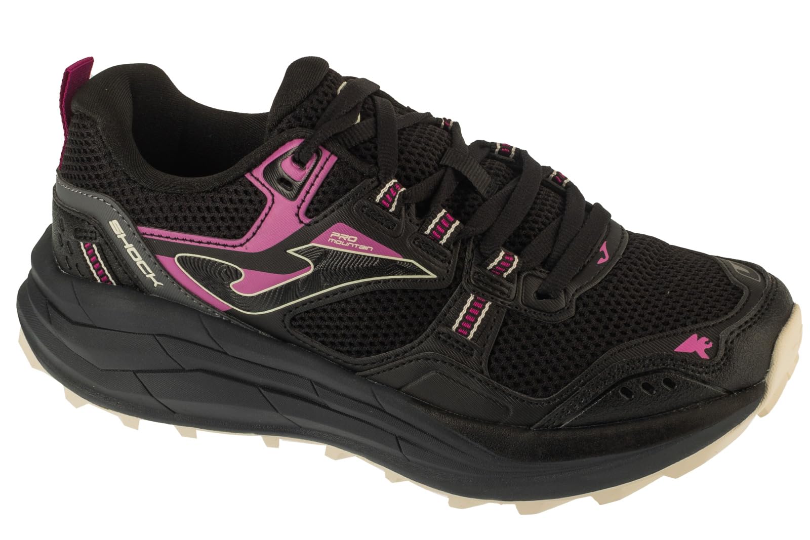 Joma Zapatillas de Running para Mujer, Negro, 37 EU