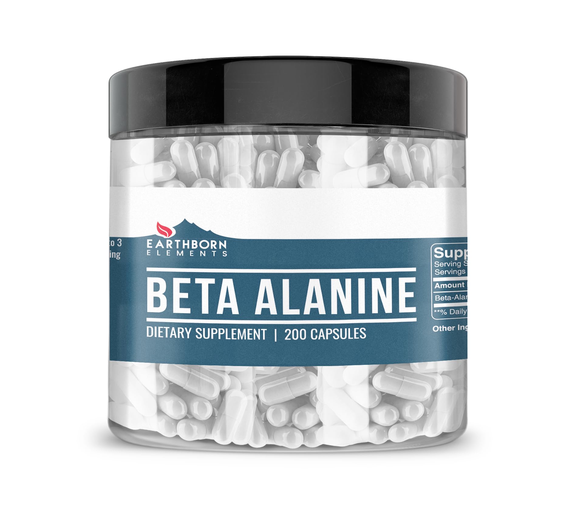 Beta-Alanine 200 Capsules, Pure & Undiluted, No Additives