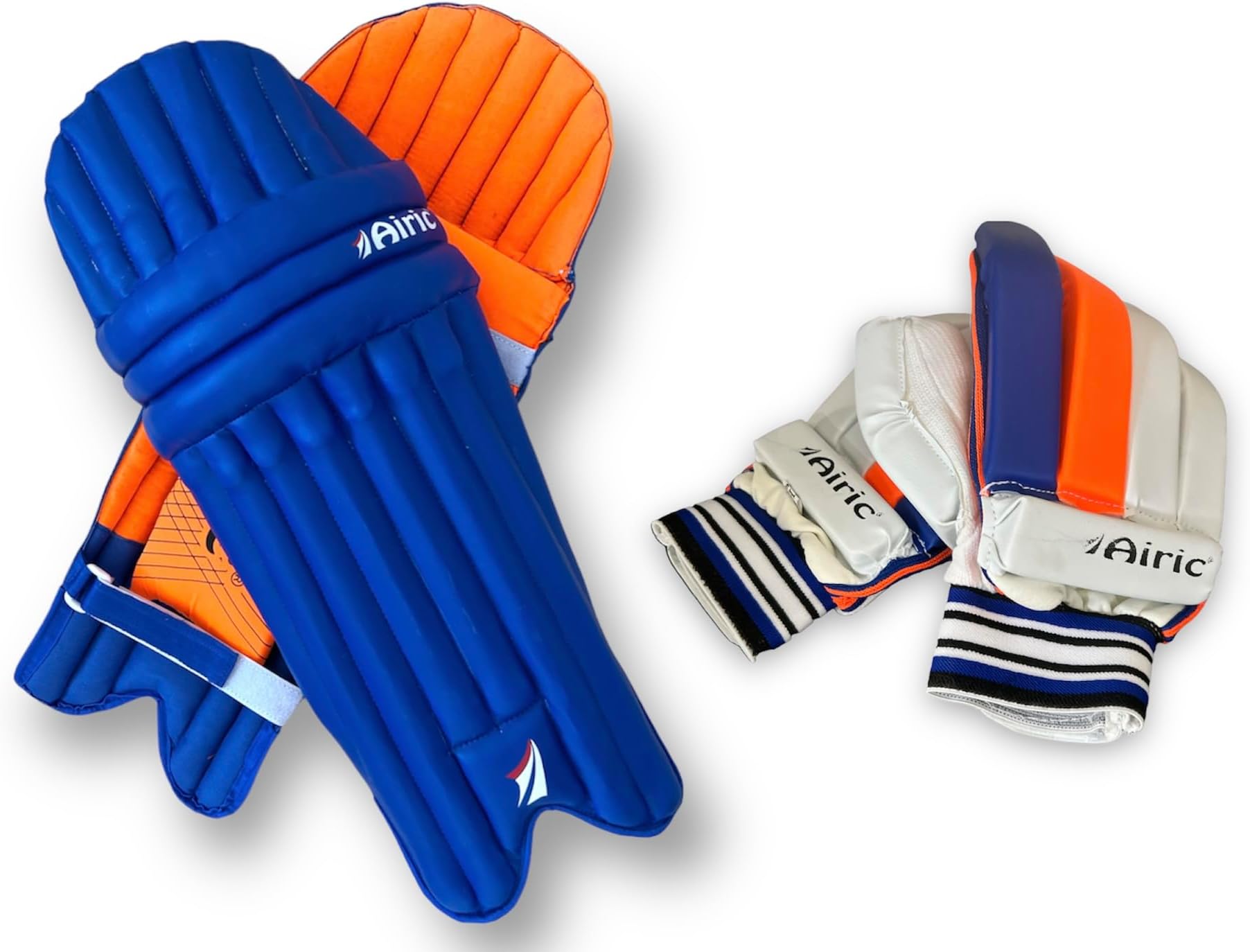 Premium Leg Guard and Right Handed Batting Gloves for Boys (Cricket Kit) (Boys (8 to 12yrs))