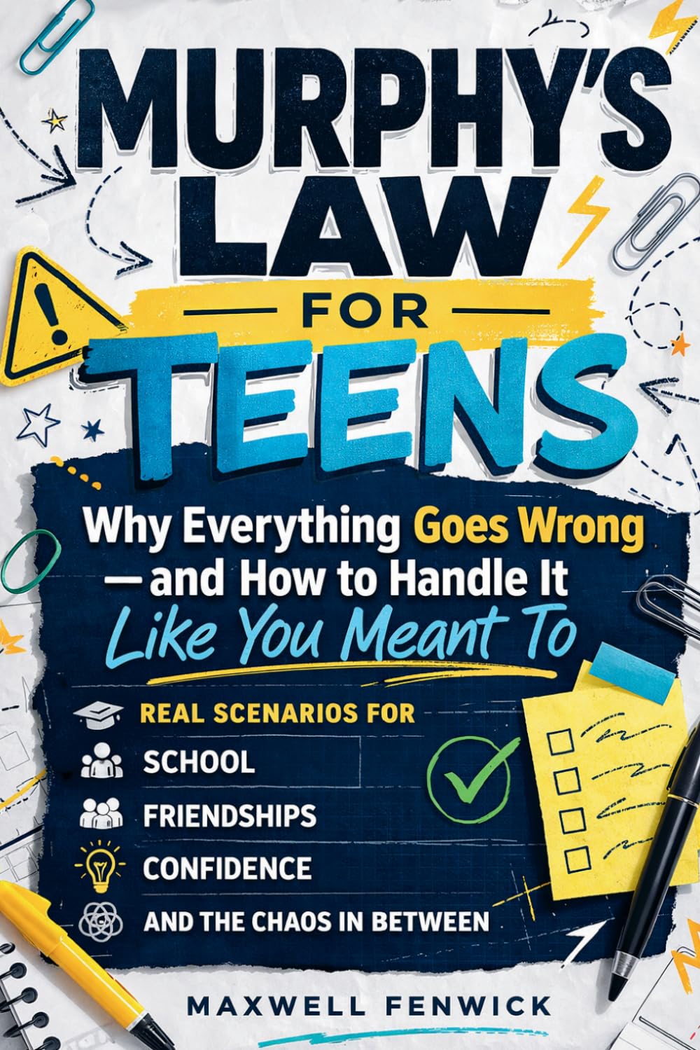 Murphy's Law for Teens: Inspirational Real-Life Lessons for Teens to Build Mental Toughness, Handle Pressure, Make Wise Decisions, and Turn Failure into Strength