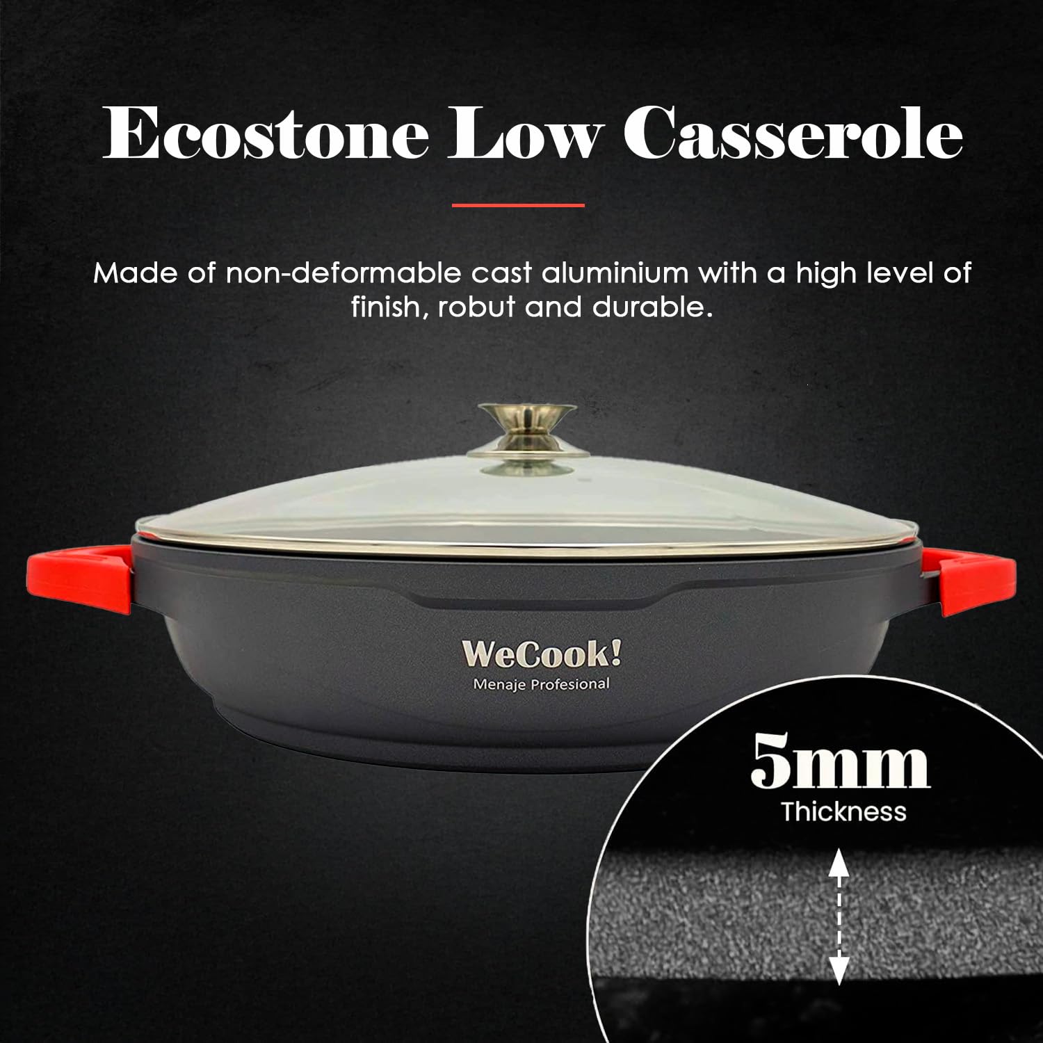Wecook Ecostone Kasserolle - kopen bij Wecook Ecostone Kasserolle - kopen bij