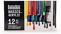Vista 11 de Liquitex BASICS Acrylic Paint Set, 12 x 22ml (0.74-oz) Tube Paint Set