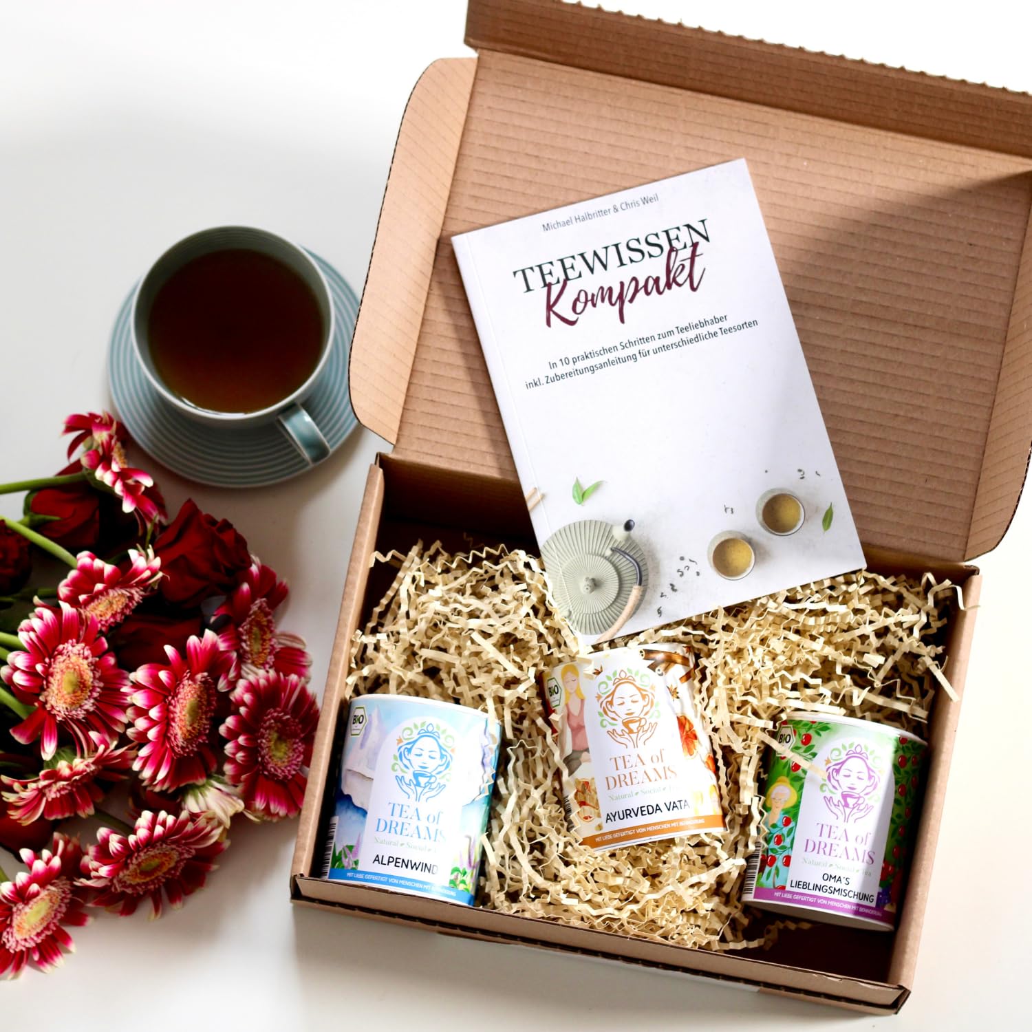 Gute Besserung Tee Geschenk – Das Genesungsgeschenk für Männer und Frauen - get well soon