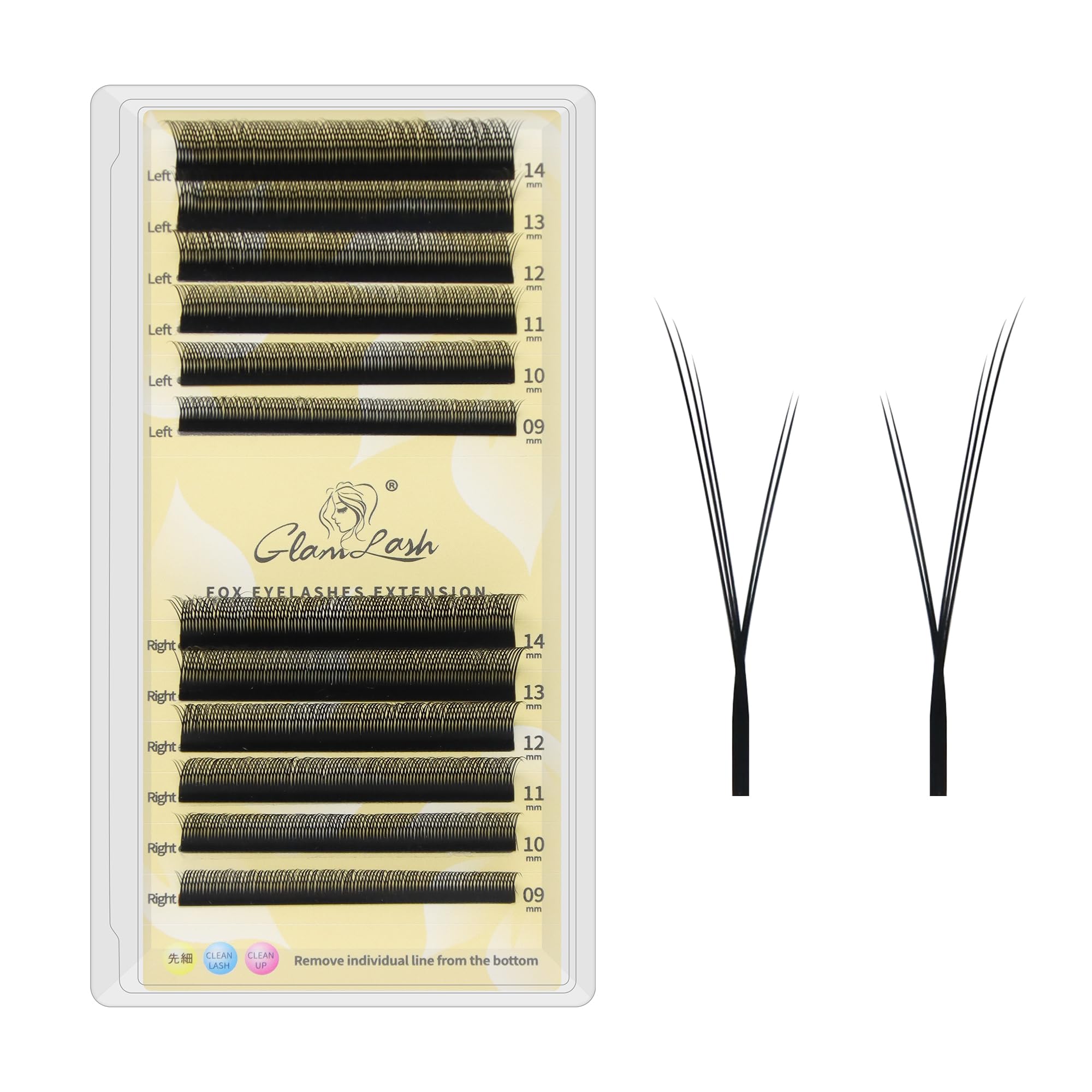 YY Lash Extensions 4D Premade Volume Fans Natural Soft Matte Eyelash Extensions Professional Salon Supplies YY 0 07