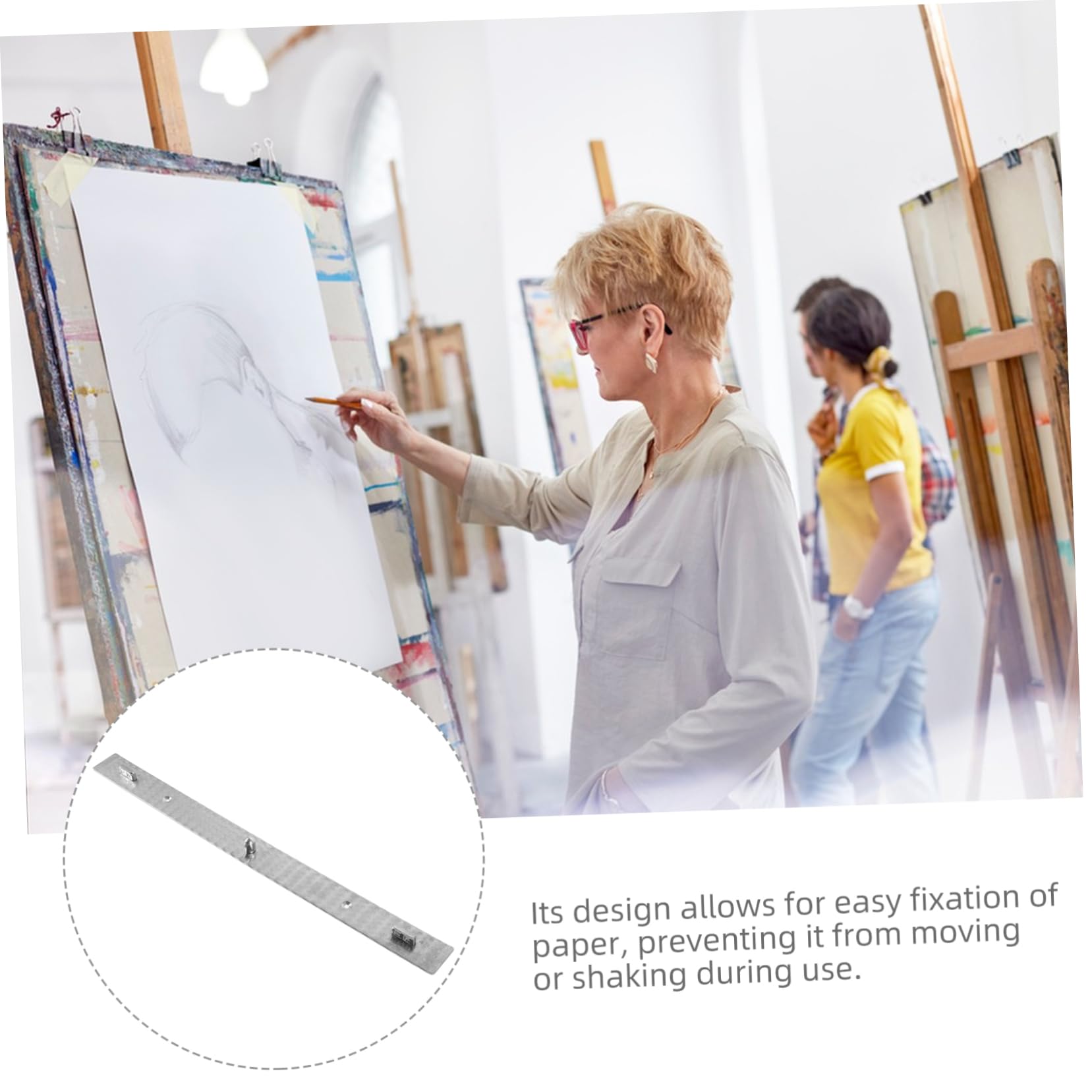 Pusher Draw Animation Drawing Supplies 2-Piece Animation Peg Bar Ruler - 3-Pin ...