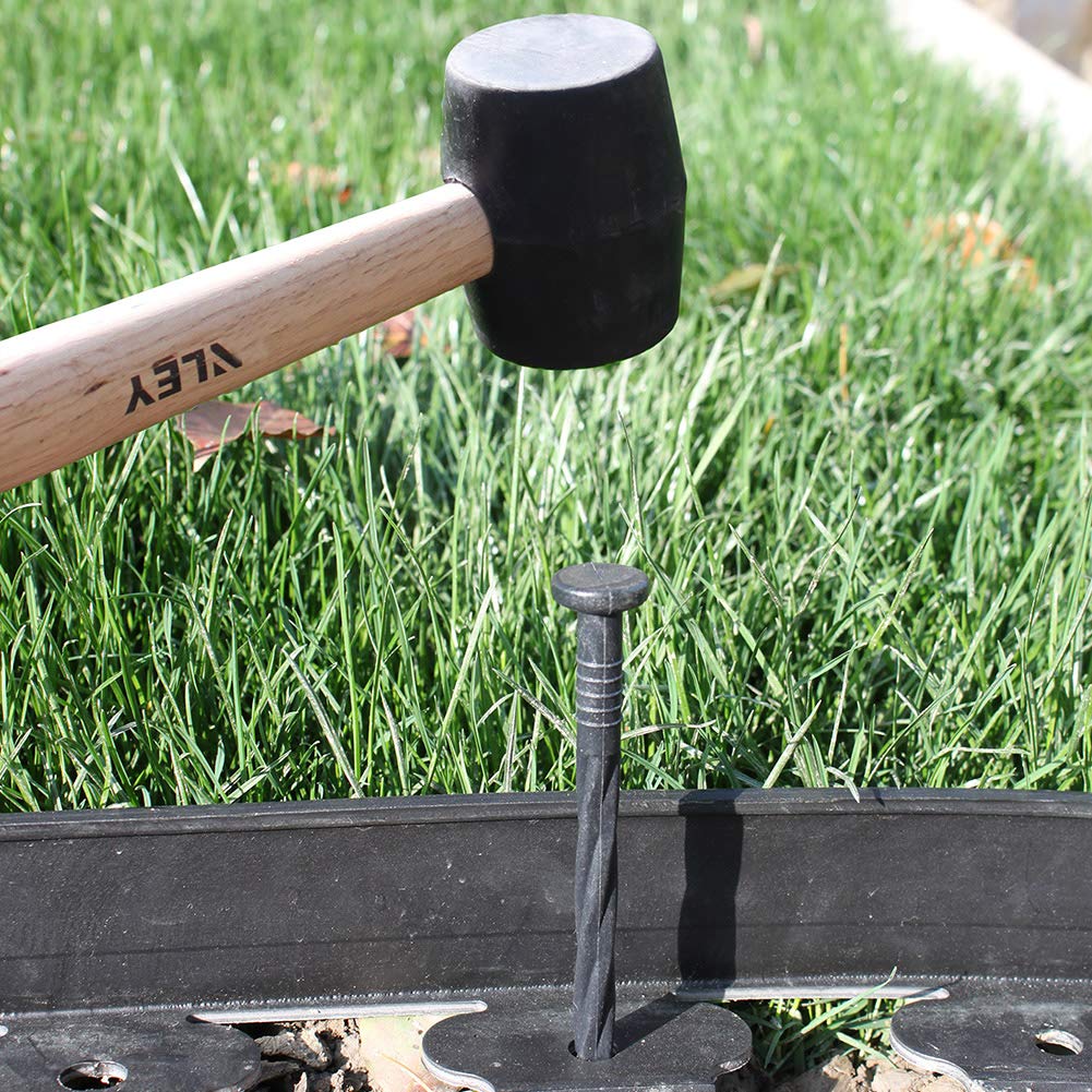 Bordes Césped Carpas 100 Estacas Plástico Jardín 20cm - Para Bordes, Carpas  Y Fijaciones Picas Para Tiendas, image size:1001x1001