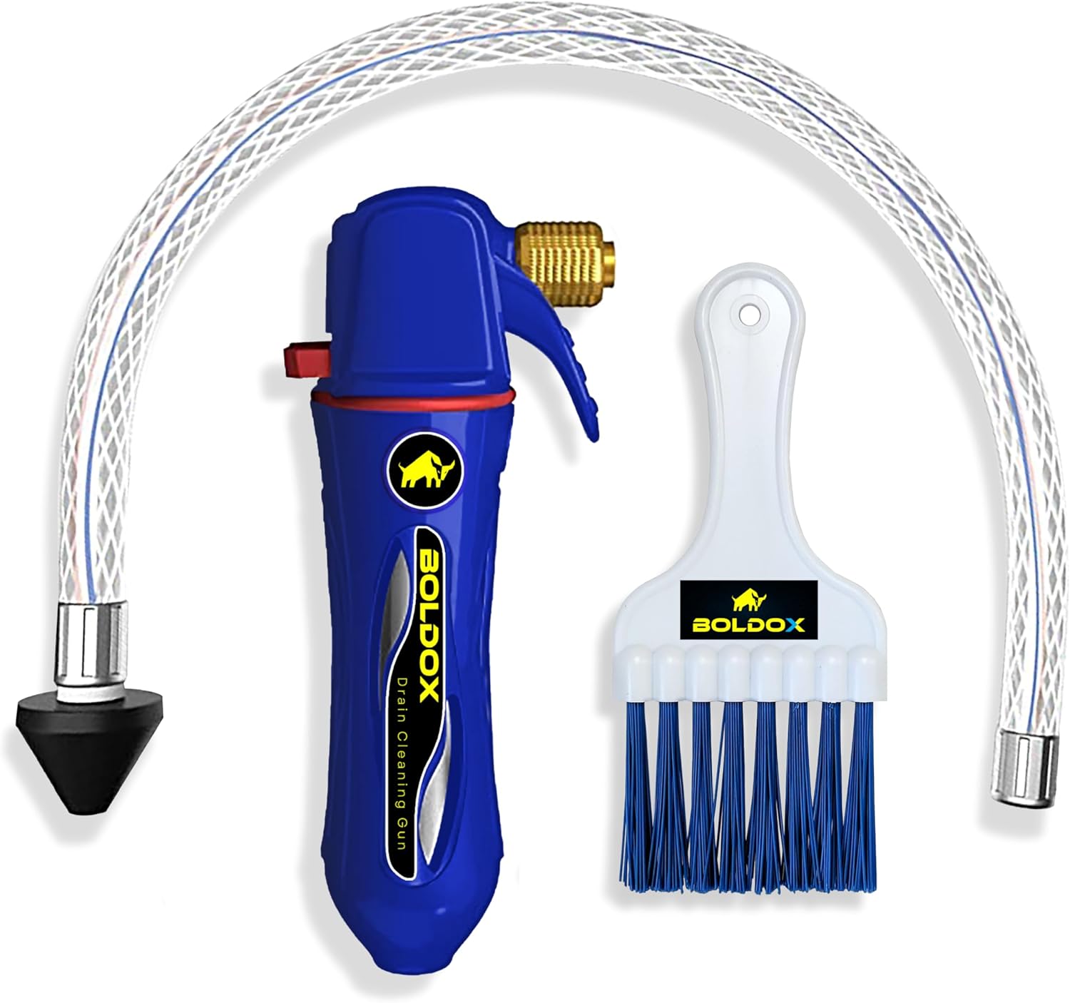 Drain Gun AC Condensate Line Cleaner & CoilCleaning Brush for AC