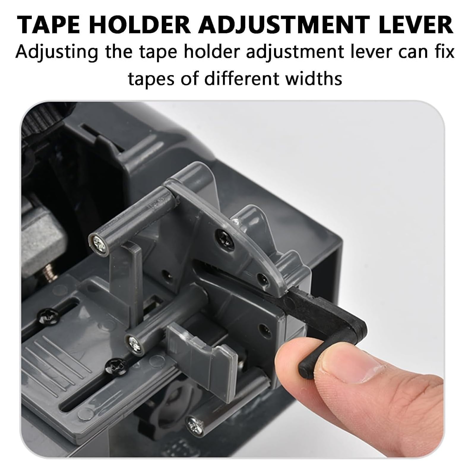 Dispenser automatico per nastro adesivo, larghezza 5-25 mm, lunghezza 10-60 mm, per spedizioni, confezioni regalo