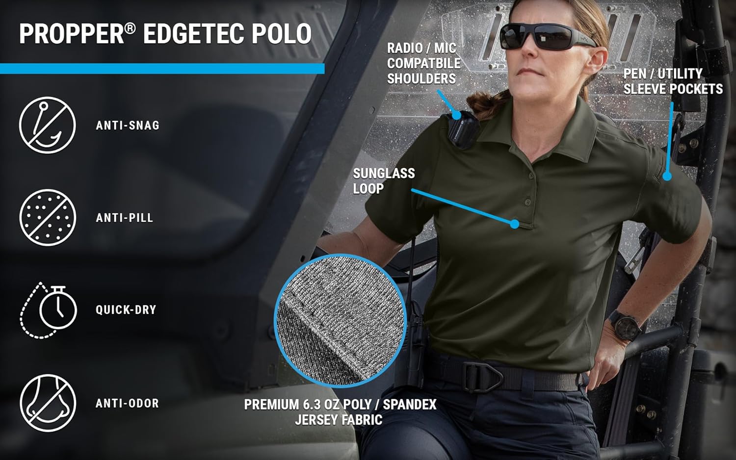 Propper Edgetec Women's Short Sleeve Polo