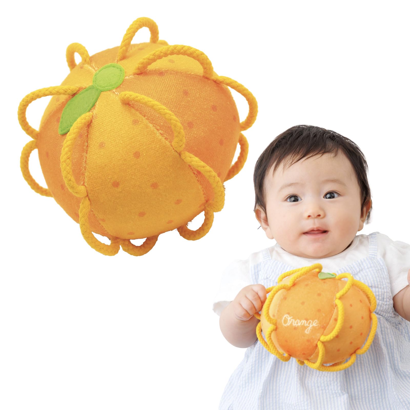 Amazon.co.jp: シャオール 鈴付き わっかボール (6ヶ月以上 / みかん