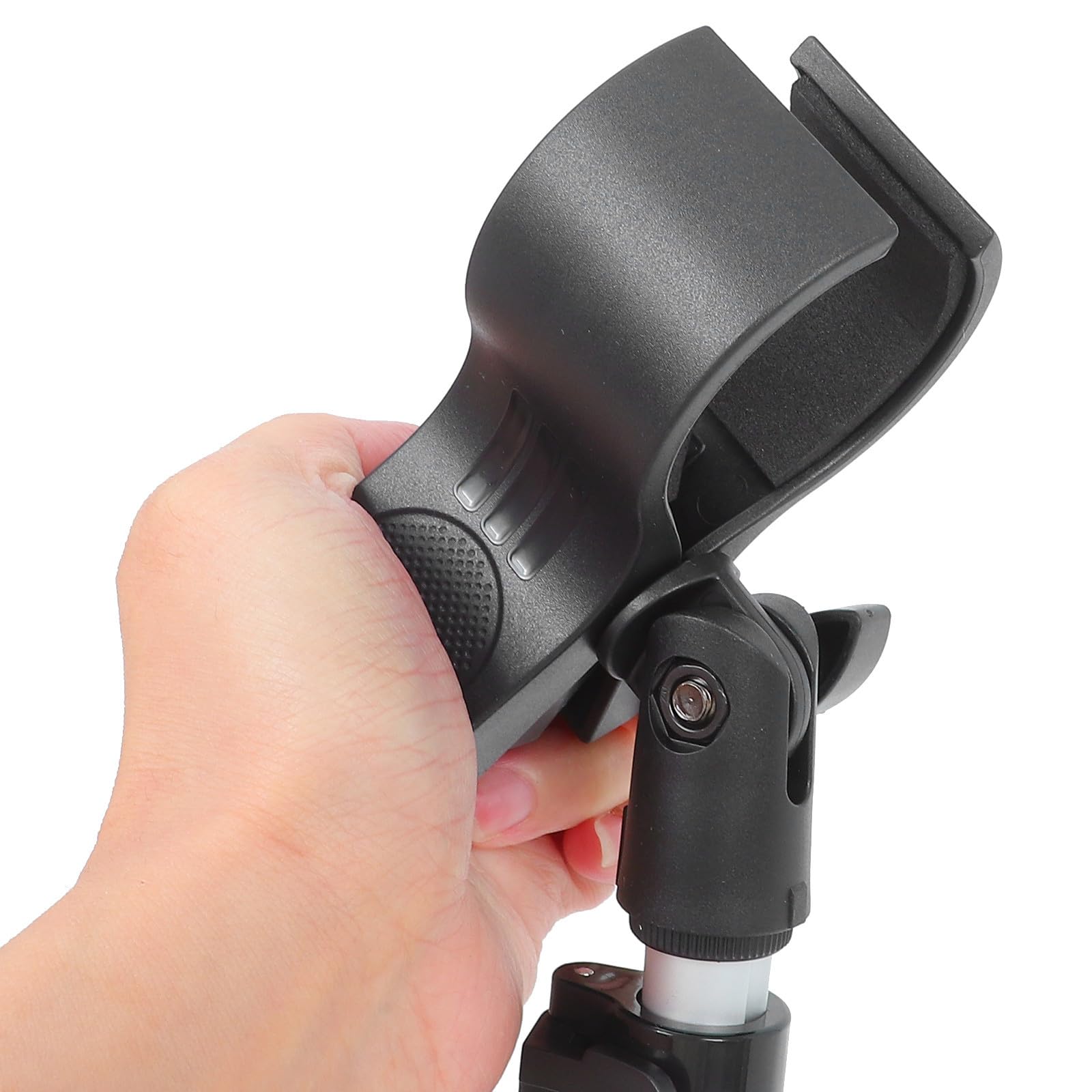 Support en Réglable et Pliable Main Sèche-cheveux Plastique Alliage D'aluminium , pour Sèche-cheveux au Sol à Domicile Voyage