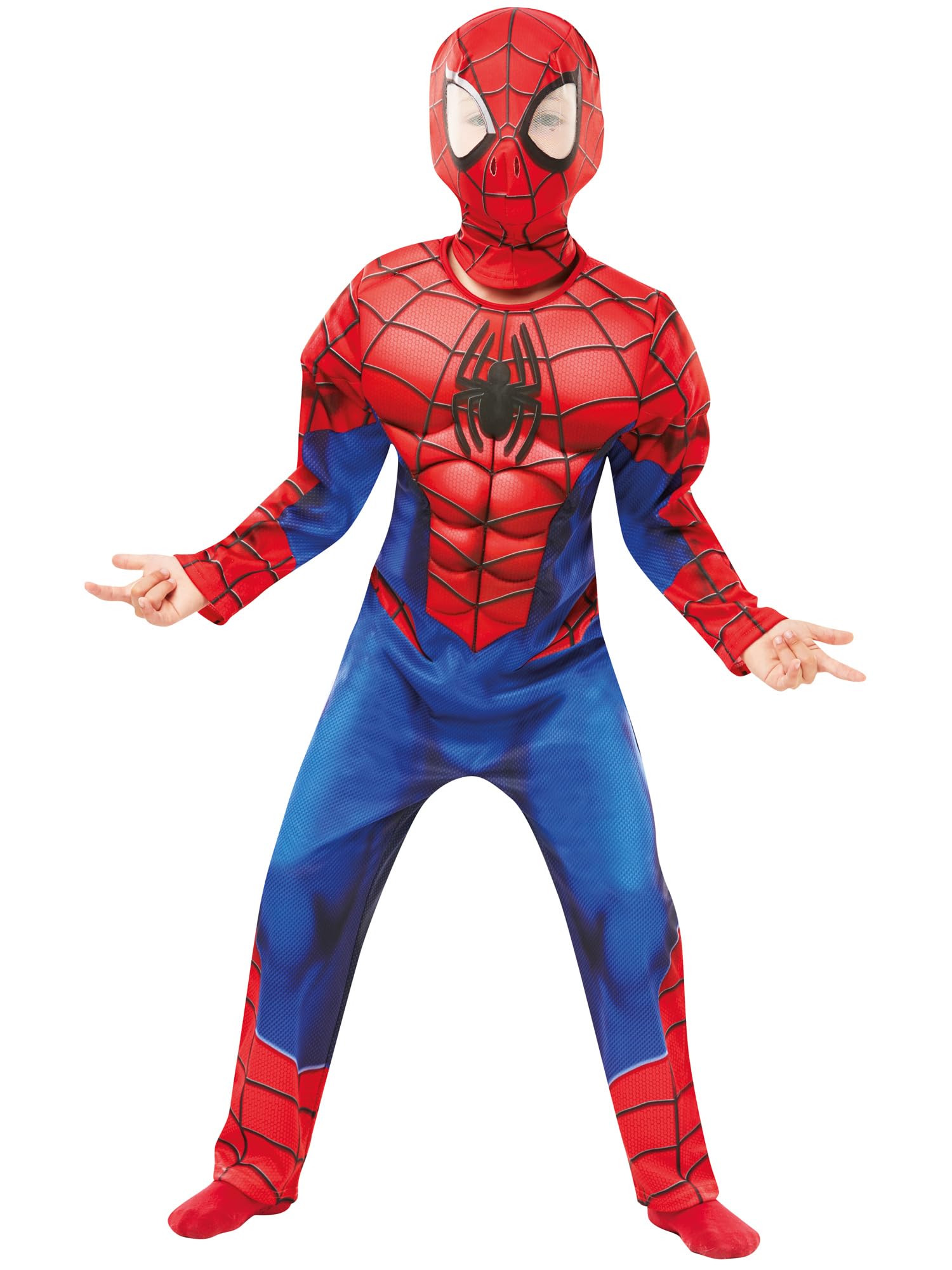 Rubie's Official Marvel Spider-Man Deluxe Childs Costume, Kids Superhero Fancy Dress