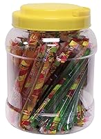 Vista 2 de ABC Pajitas de gelatina de frutas "Squeeze it" sin grasa - Surtido (31.7 onzas)