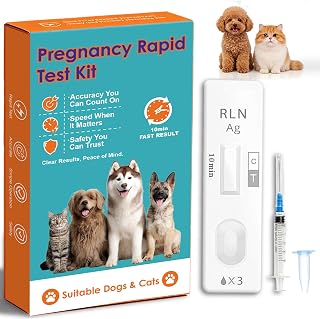 Dog & Cat Pregnancy Test Kits - Blood Screening for Early Reproductive Detection, Fast Results for Home & Veterinary Use, Safe Pet Health Monitoring Tool