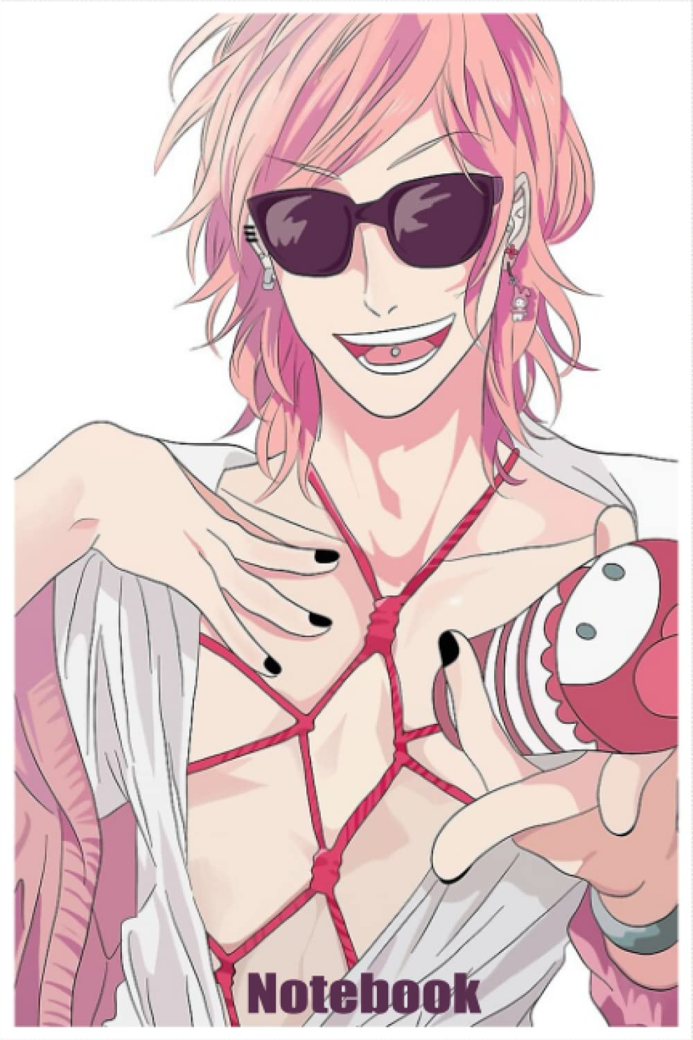 Ayato Yuri Yarichin Bitch Club Notebook: Journal, Diary, 6x9 110 Pages, Lined College Ruled Paper