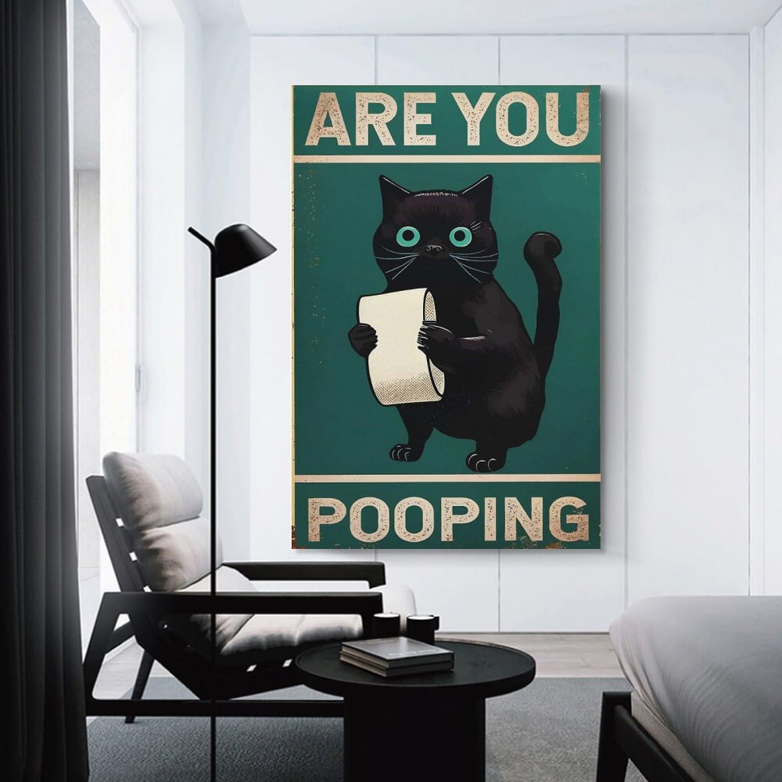 Junmoney Unframe-Style-3 Your Butt Napkins My Lord Room Decor Wall Art 20X30inch(50X75cm), For Lounge Decor, Offices Or Entryway Styling, A Flexible Wall Accent For Shared Spaces