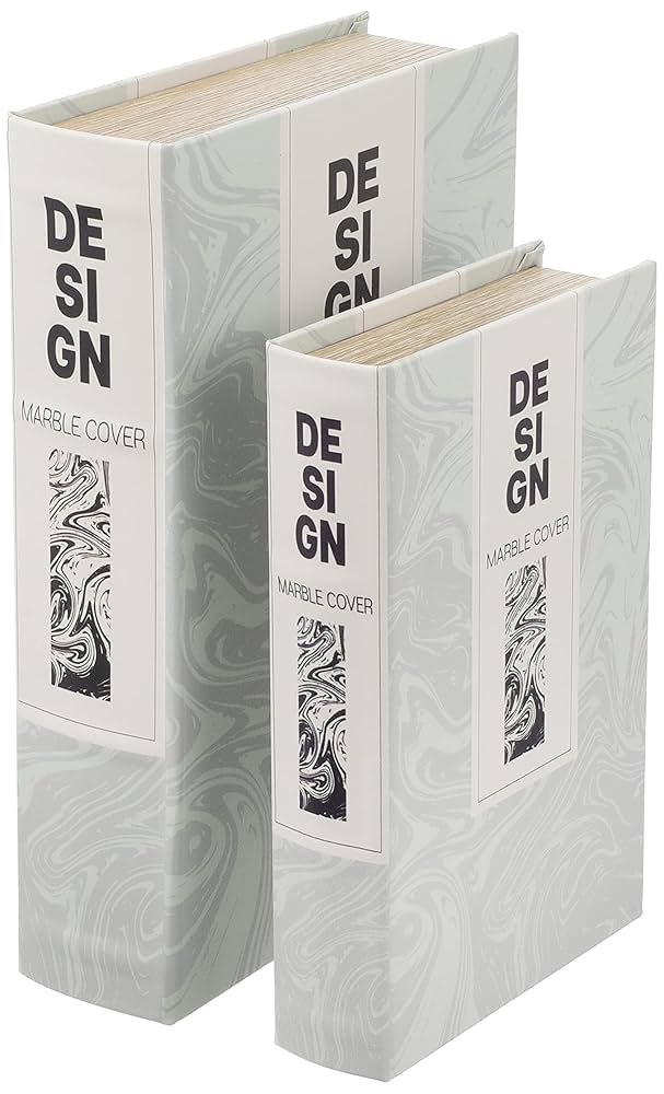 Amazon｜東洋石創 デザイン小物 BOOK BOX 2個セット L 21×7×30.5