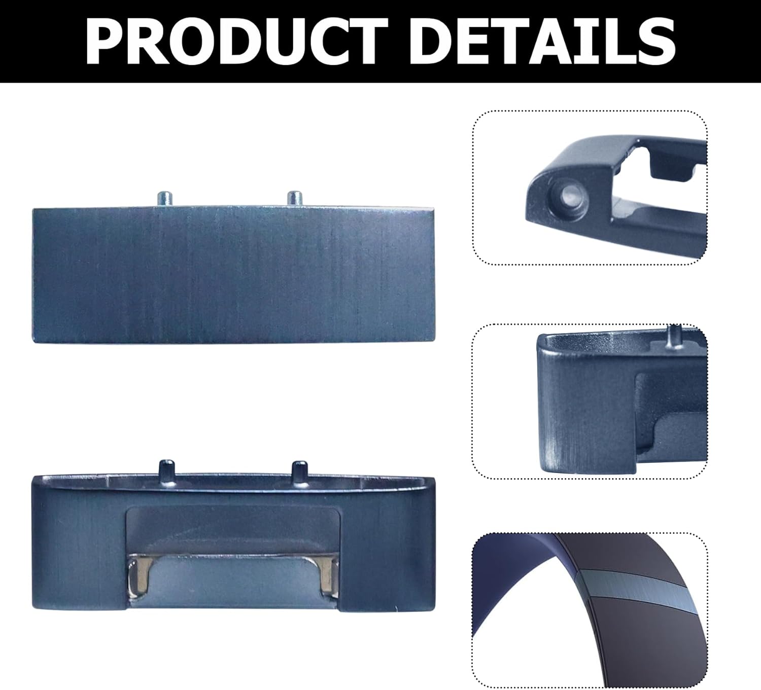 2 Sets Studio Pro Headband Replacement Parts & Replacement Hinge Compatible with Beats Studio Pro and Studio 3 Headphones, Studio Pro Replacement Headband Metal Repair Parts (Navy)
