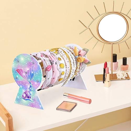 Miniatura 3 de Basumee Soporte para la diadema, accesorios para el cabello, organizador de diadema para niñas, diadema para el cabello, diadema para niñas,