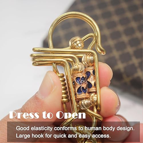 Miniatura 4 de Cute Carabiner Clip, Keychain Accessories Aesthetic, Heavy Duty Snap Hook Key Fob, Handmade Birdie Keyring