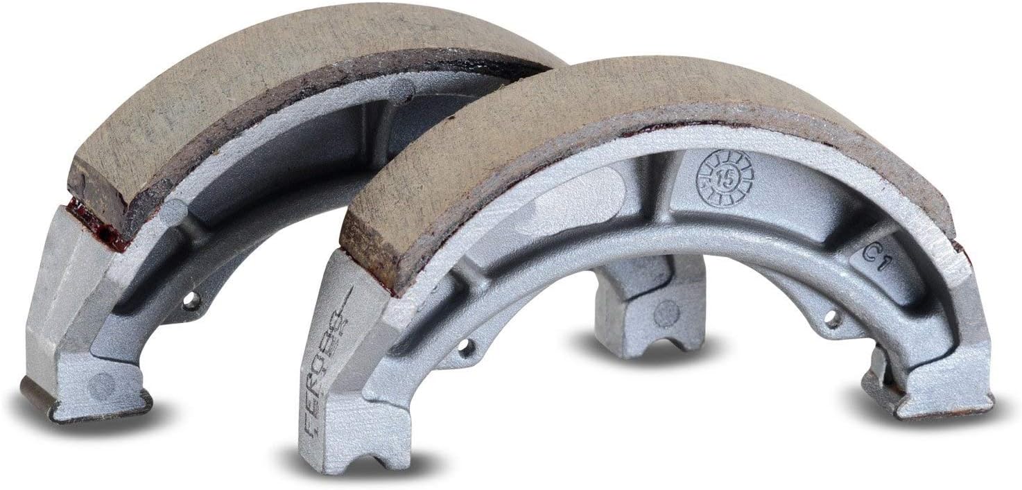 Bike Rear Brake Shoe (Set of 2) for Mahindra Duro 125