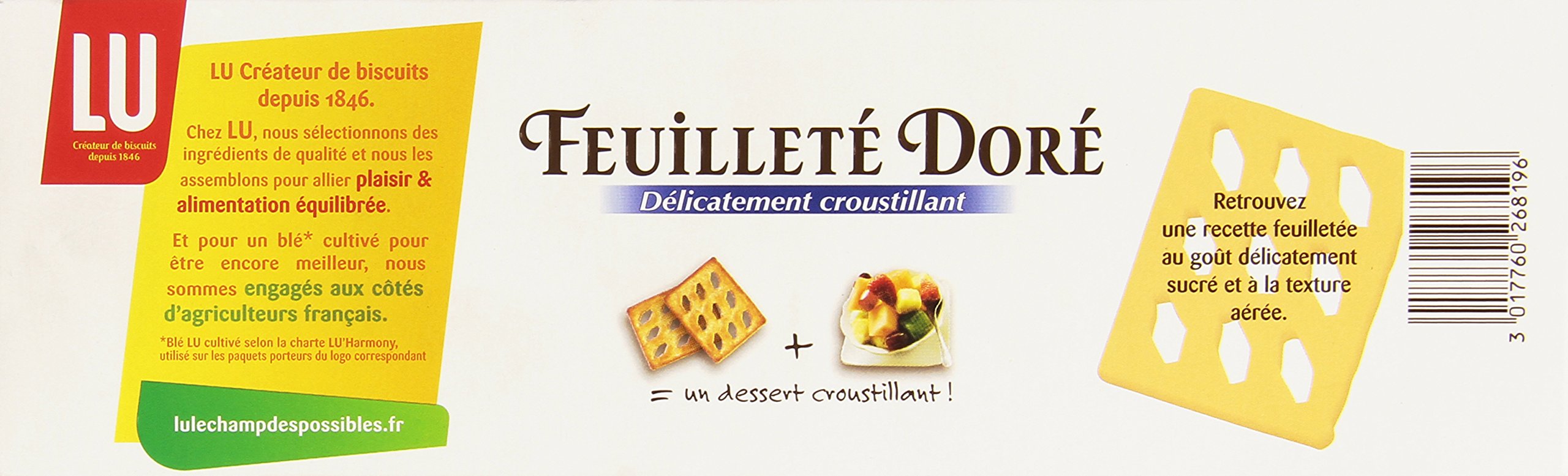 Lu Goldener Puff 2 x 8 ciastek 125 g - zestaw 5 sztuk