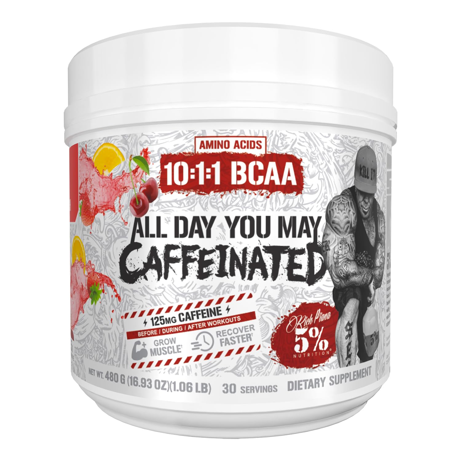 クリスマスプレゼントに 韓国コラーゲンブースターアンチエージングデバイス Amazon.com: 5% Nutrition Rich Piana AllDayYouMay Caffeinated BCAA